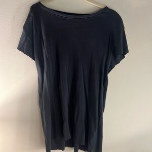 Zara dark blue oversized tee